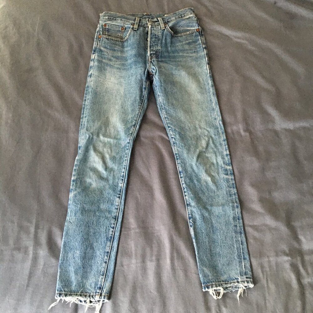 Vintage Selvedge Levi's 501 Jeans, Made in USA Cone Mills Denim
